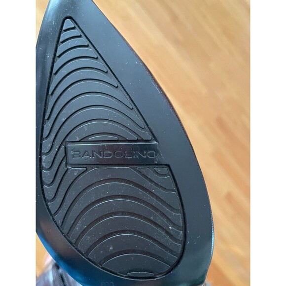 New Bandolino Genuine Leather Dark Brown Calf boots zipper 6M - Picture 6 of 6